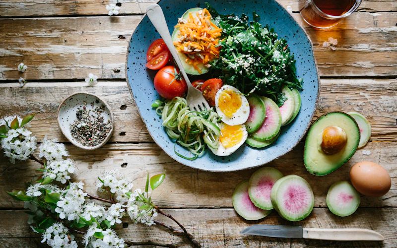 Balanced nutritious meal for metabolic wellness